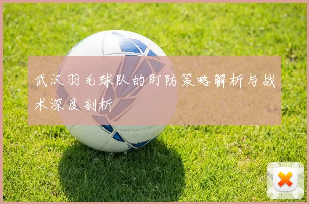武汉羽毛球队的盯防策略解析与战术深度剖析